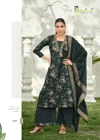 Harleen By Karissa Vatican Foil Kurti With Bottom Dupatta